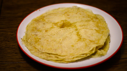 Thin Pancakes On A Flat Plate