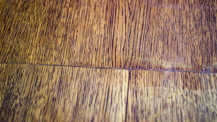 Background From Wooden Table In Blurred