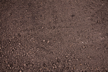 texture fresh brown ground soil