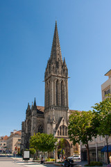 Fototapeta na wymiar Kathedrale St-Pierre in Caen in der Normandie in Frankreich