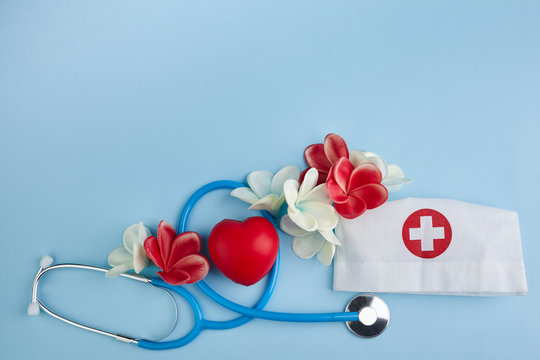 International nurse day background. Medical background. Healthcare medicine concept. Thak you for nurse.