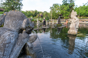 Visiting Hindu Temple in Eastern Bali, Indonesia