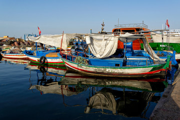 Fototapeta na wymiar Port de pêche en Tunisie