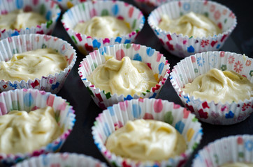cupcakes with cream
