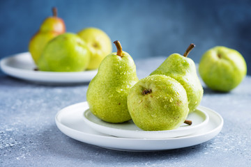 Sweet green pears