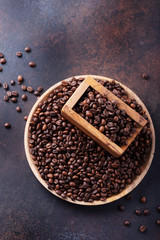 Roasted coffee beans