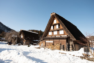 Winter in Shirakawa-go/Japan