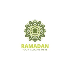 Islamic Mandala Ramadan Logo Template
