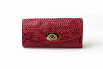 women purse on a white background