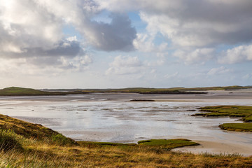 A view from the coast of North Uist, in the Western Isles