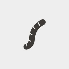 caterpillar icon vector illustration and symbol for website and graphic design