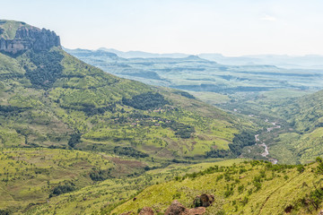 View from Policemans Helmet towards South. Thendele Camp is visible