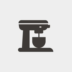 kitchen mixer icon vector illustration and symbol for website and graphic design