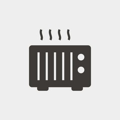 toaster icon vector illustration and symbol for website and graphic design