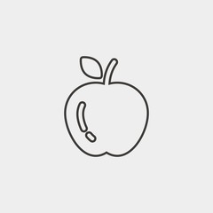 apple icon vector illustration and symbol for website and graphic design