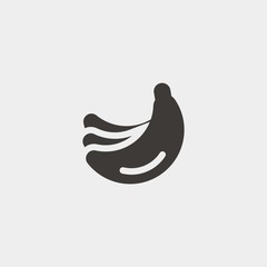 bananas icon vector illustration and symbol for website and graphic design