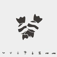 candy sweets icon vector illustration and symbol for website and graphic design