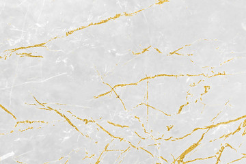 White gold marble wall surface texture pattern background with high resolution can be used in your creative design.
