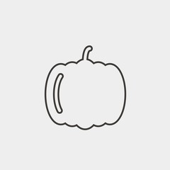 pepper icon vector illustration and symbol for website and graphic design