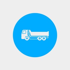 truck icon vector illustration and symbol for website and graphic design