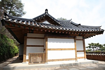 Fototapeta premium 한국 인천시 강화군 전등사 사찰입니다