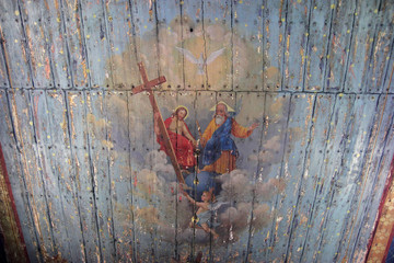 
Wooden Orthodox church in Beresta - obrazy, fototapety, plakaty