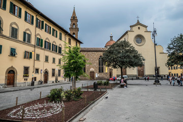Carmine Square in Florence
