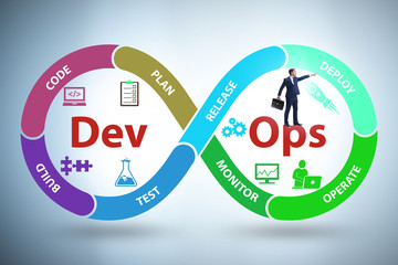 DevOps software development IT concept