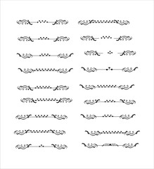 Decorative delimiter, text breaks wih heart