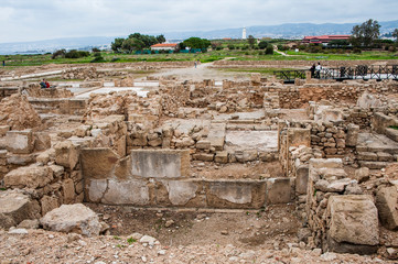  During excavations of ancient Paphos, archaeologists found the remains of buildings dating back to...