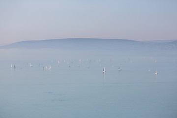 sailing competition at Lake Balaton