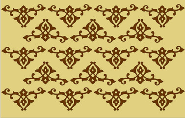 seamless pattern with floral elements, Greeting Card, Gift Box, Textile Printing. Vector Christmas Background.