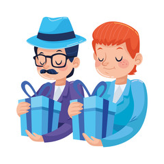 young fathers with gifts characters
