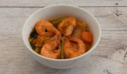Spicy Thai Seafood Soups 