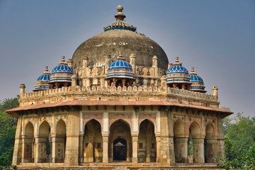 Isa Khan tomb in New Delhi, India