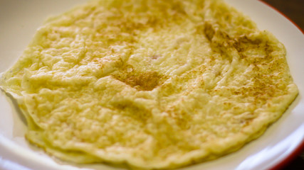 Thin Pancakes On A Flat Plate