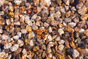 background of pebbles