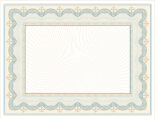 certificate template frame