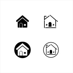 Home Vector icon illustration design template