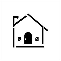 Home Vector icon illustration design template