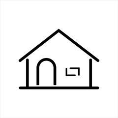 Home Vector icon illustration design template