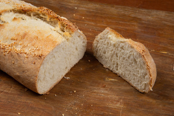 homemade french type bread