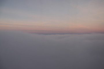 Himmel Flug Wolken