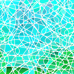 abstract vector stained-glass mosaic background