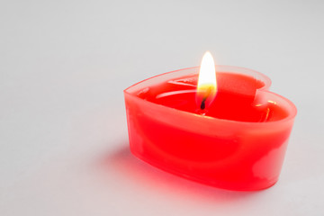 Fototapeta na wymiar candle close up as a macro background