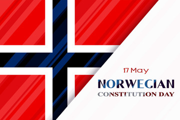 Norwegian Constitution Day (Independence Day) greeting card.