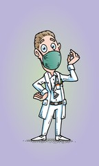 doctor with face mask