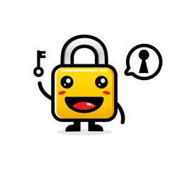 padlock key vector design holds keys