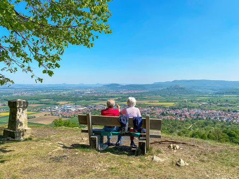Aussichtspunkt H&ouml;rnle, schw&auml;bische Alb bei  Kirchheim unter Teck