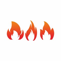 Illustration graphic vector of fire, fire vector illustration, fire symbol.
